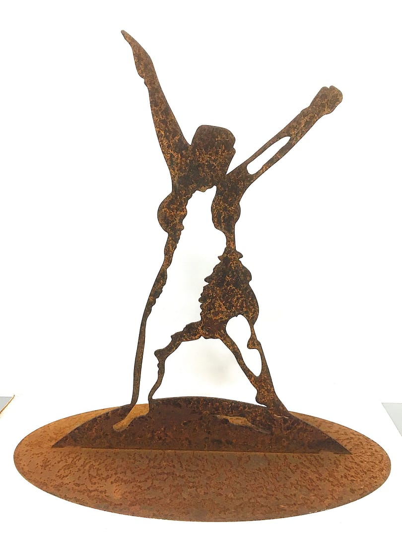 Juichende vrouw - open vlak